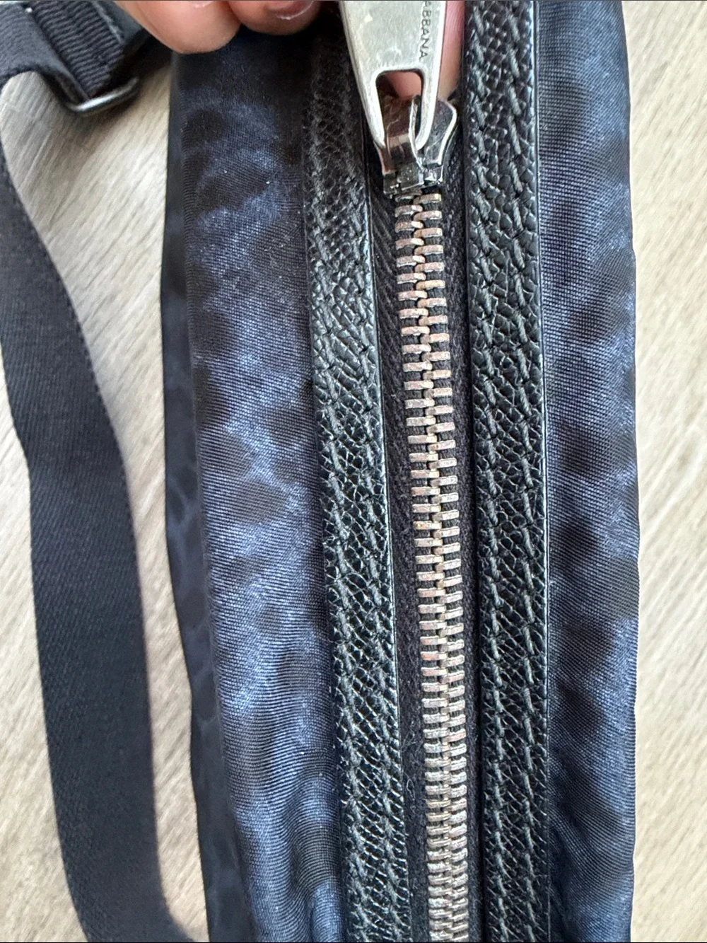 Dolce & Gabbana Men’s Leopard Messenger Bag – Repair Needed